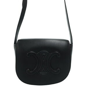 Celine Cuir Triomphe Folco Shoulder Bag